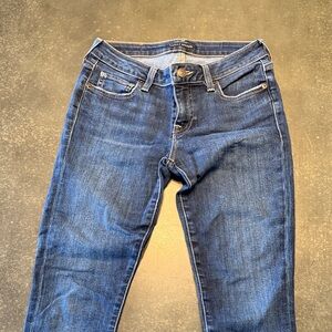 Lucky Brand Low Rise Lolita Dark Blue Skinny Jeans